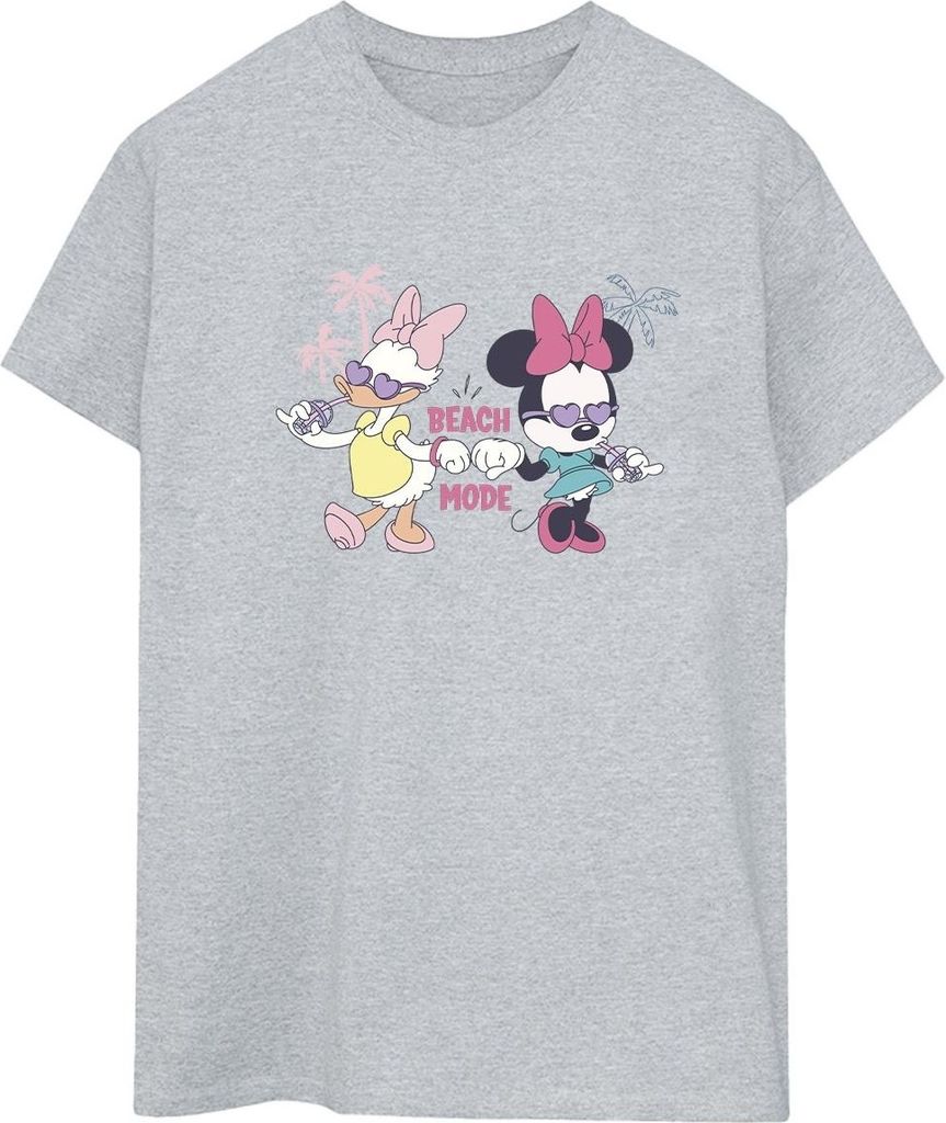 Disney - "Beach Mode" T-Shirt für Damen BI38422 (XXL) (Grau)