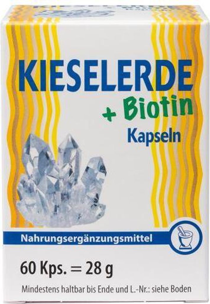 Kieselerde+Biotin Kapseln 60 St