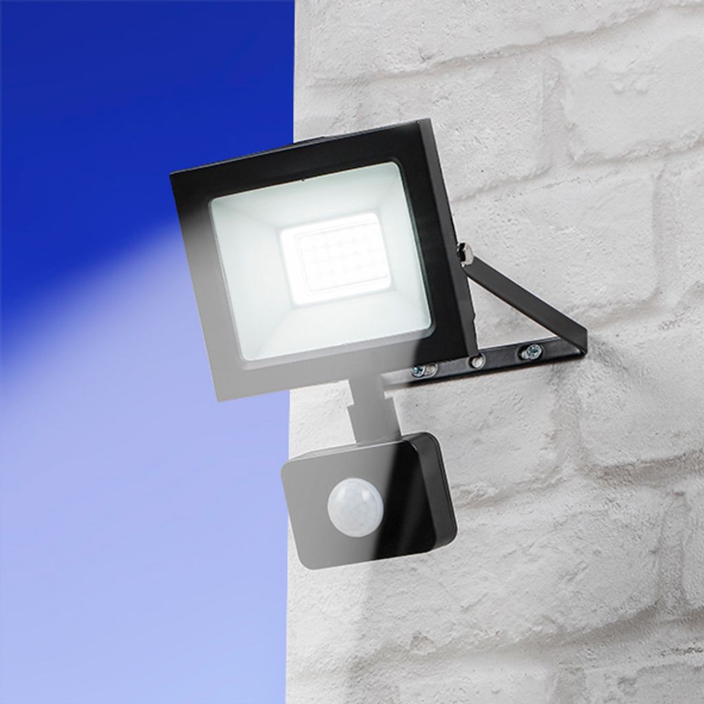 LED Strahler mit Bewegungsmelder, 20W