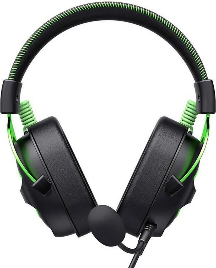 Havit H2002E Casque Gaming Noir et Vert avec Micro Détachable Haute Qualité - 2