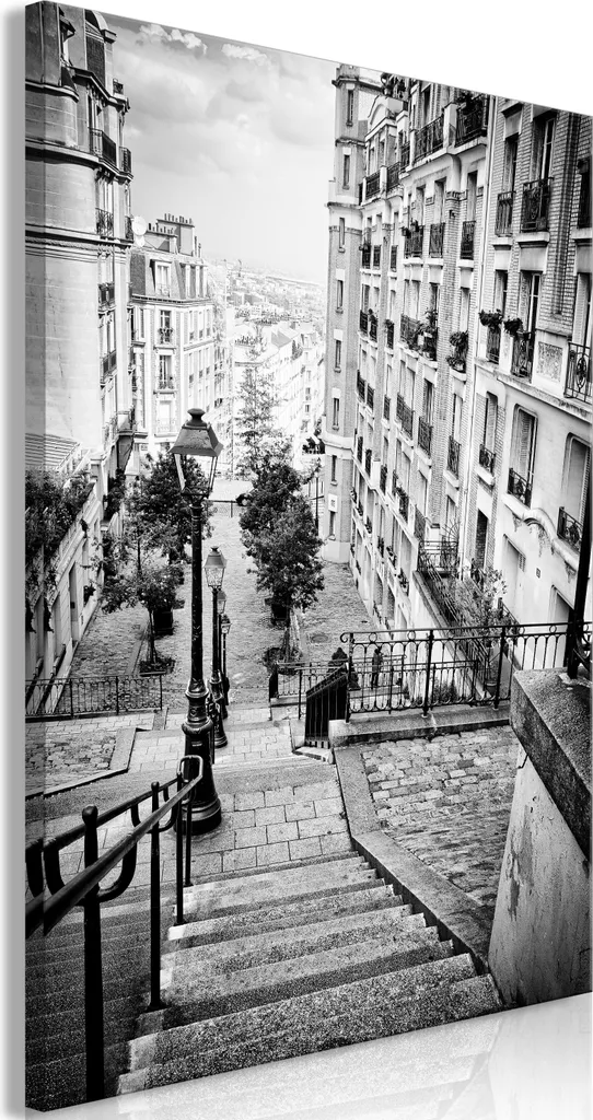 Quadro su tela italiano - Periferia parigina (1-częściowy) verticale 60x90 cm Città d-B-0358-b-a