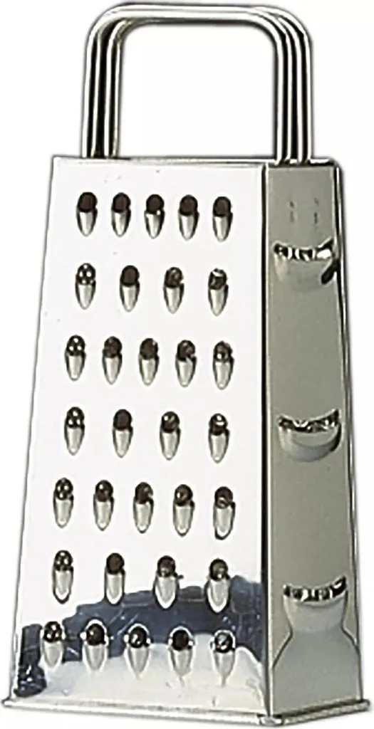 Küchenprofi Grattugia Quadrata Inox 18/10 | Utensile da Cucina h21,5cm