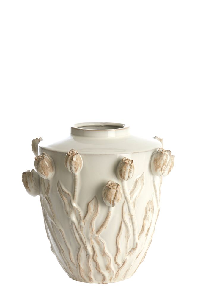 Light & Living - Vase JUANA - Ø36x36cm - Weiß