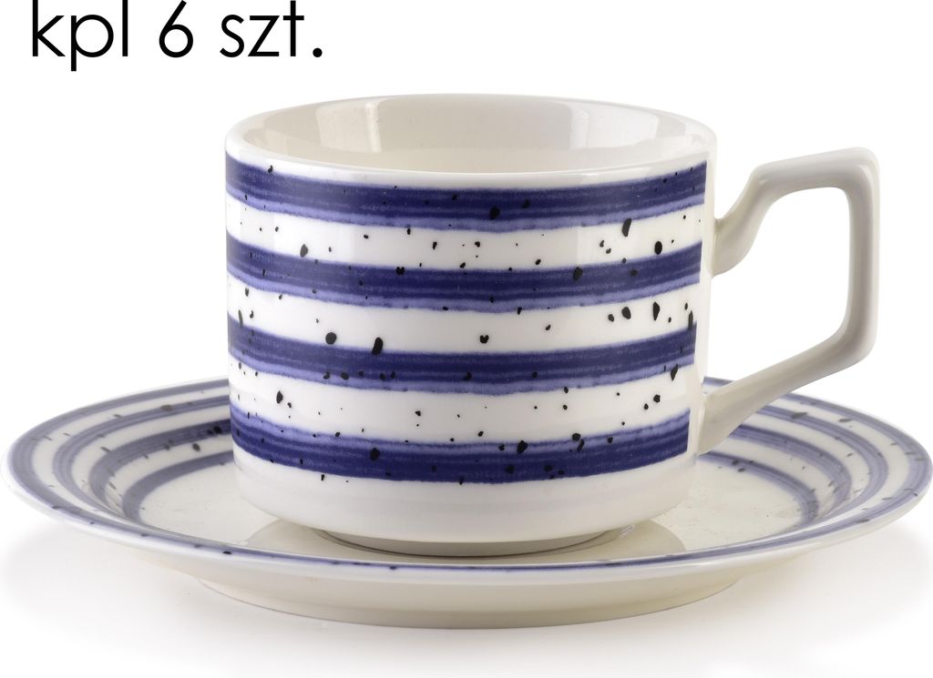Tassen-Set Porzellan Affekdesign JOY 210 ml Blau 6er-Set