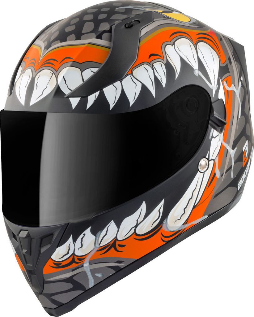 Casco Bogotto V128 Naga, nero opaco/arancione, taglia XL Immagine del prodotto 
