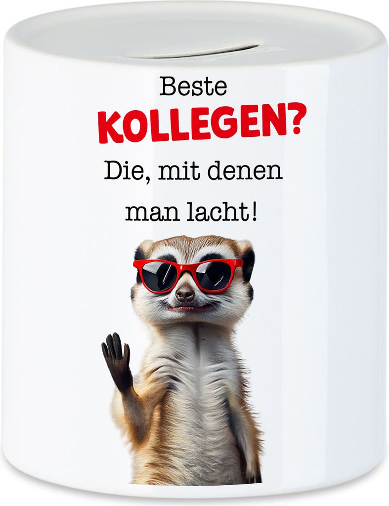 Beste Kollegen? Die mit denen man lacht Spardose Rente Kollegin Abschiedsgeschenk