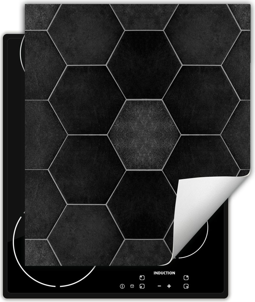 DarHaus Herdabdeckplatte 45x52 cm Anti Rutsch Matte Aufrollbar, Fliesen