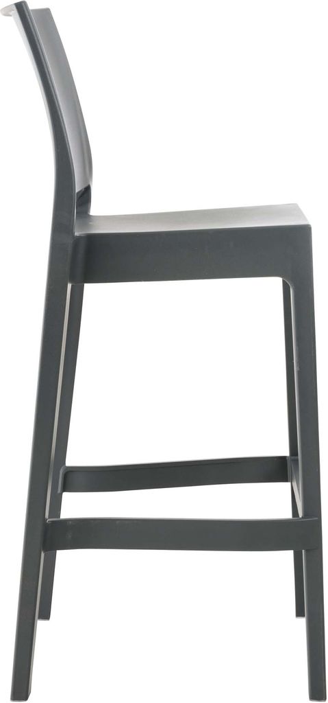 4er Set Barhocker HLO-CP39 dunkelgrau