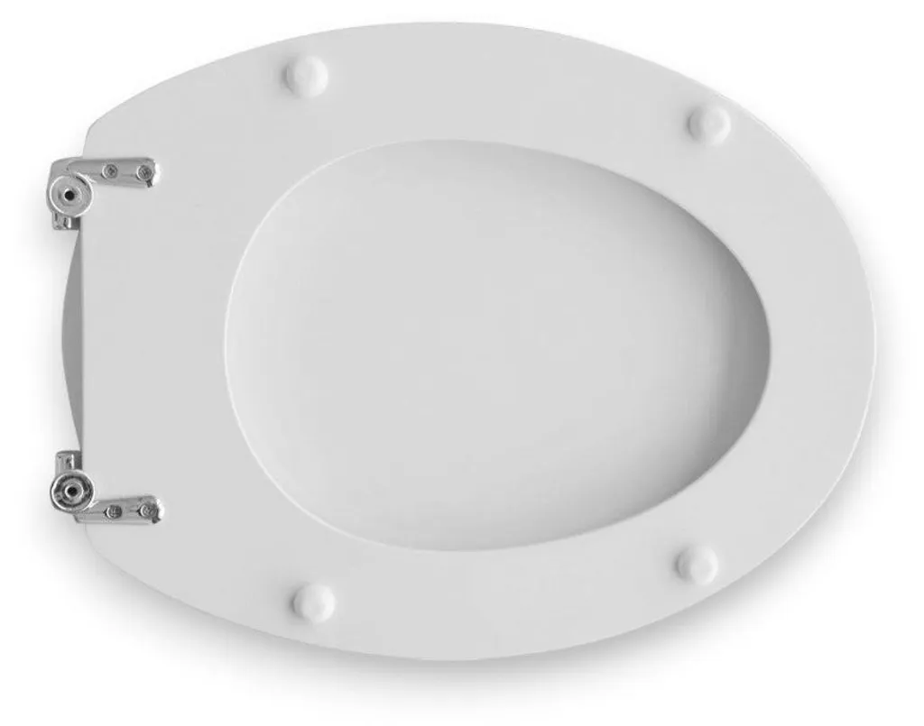 Abattant WC Thermodurcissable Donatello Blanc Haute Résistance Rayures - 7