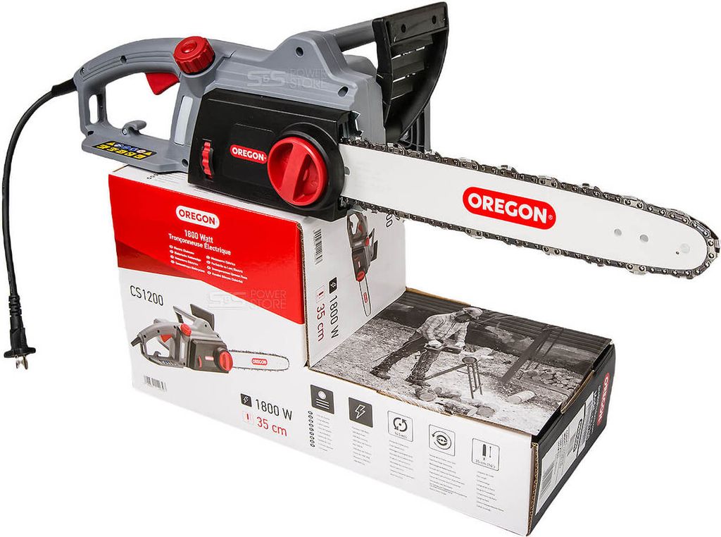 Profi Elektro-Kettensäge Oregon CS1200 1.800 Watt Motorsäge Produktbild 9