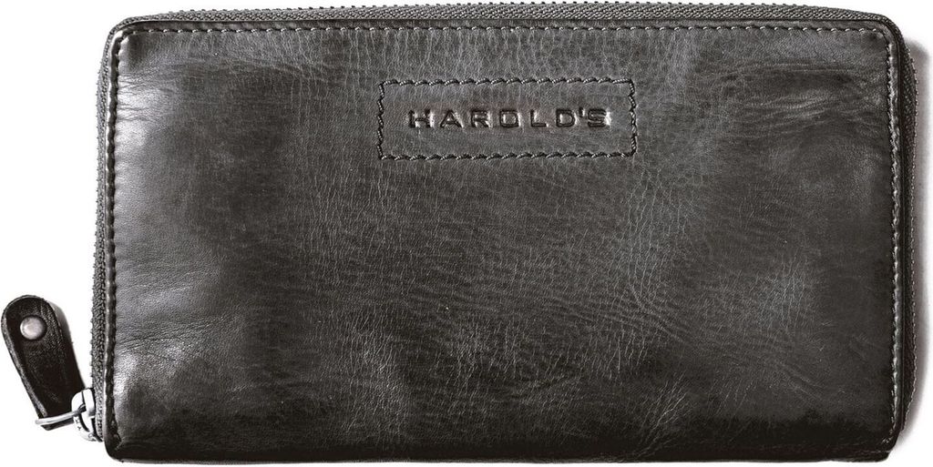 HAROLD'S Geldbörse Submarine Zip Wallet Black schwarz