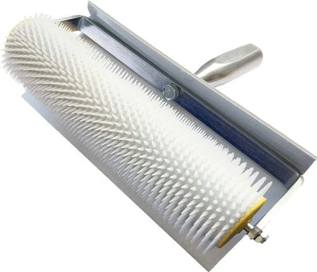 Rouleau débulleur blanc pour ragréage et résine époxy - Outil sol