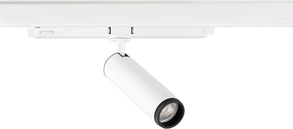 SLV GRIP! M, 3 Spot, zylindrisch, 2000-3000K, 15W, DALI, Dim-to-Warm, Touch, 42°, weiß / schwarz 1008439