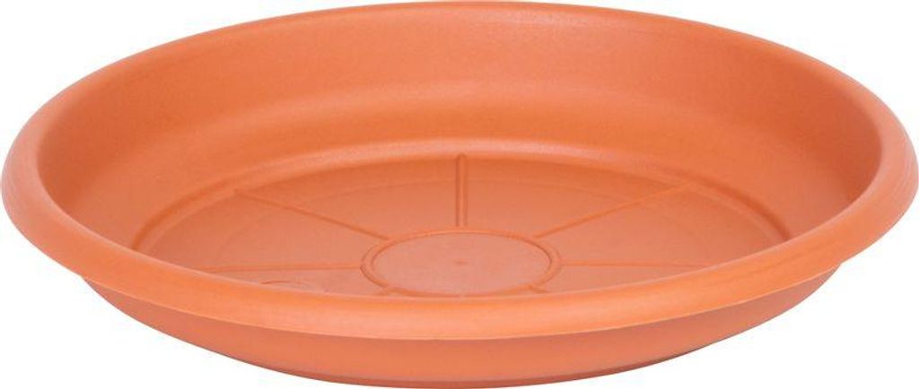 Podložky pod květináče ICS ERICA, kulaté, terakota, 16 cm, Obrázek produktu 