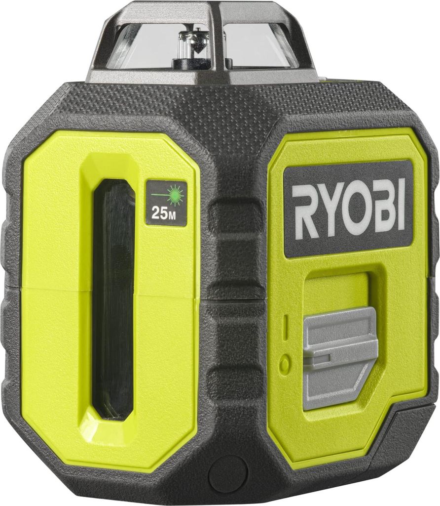 Ryobi RB360GLL Laser-Wasserwaage, 360°, grün, 25 m, selbstnivellierend, 4°, Klasse 2 <1 mW
