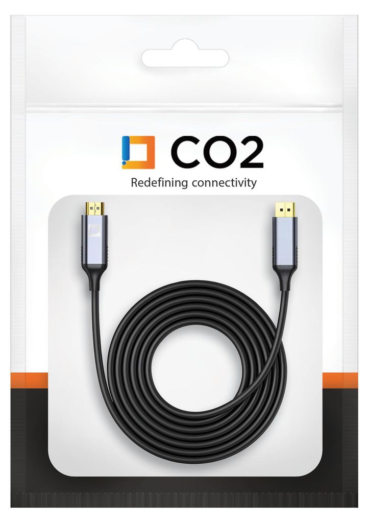 Co2 kábel Hdmi na Displayport 1.4 adaptér Hdmi Dp Fhd 240Hz Obrázok produktu 