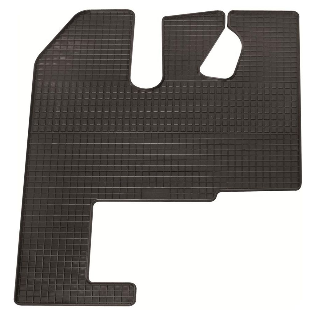 für MAN TGX Beifahrer ab 10/2007 Passform Fußmatte PETEX Gummimatten 1-teilig anthrazit Allwettermatten Gummifußmatten