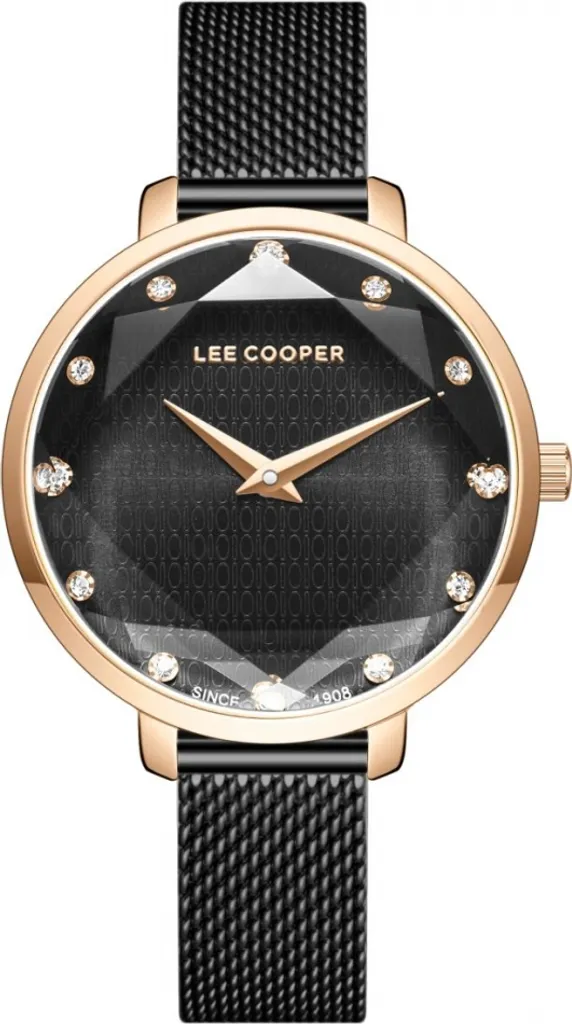 Montre Femme Noire Lee Cooper LC08078.460 - Idéale pour Sorties et Bureau