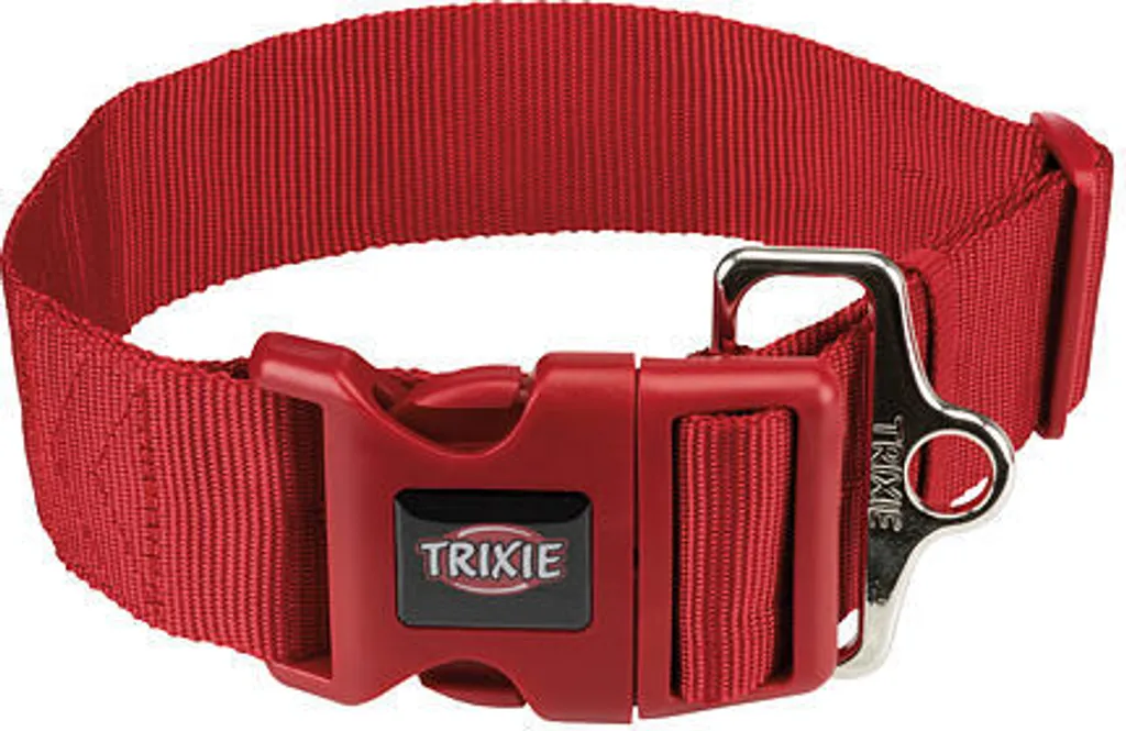 Collare Premium Cane 35-55 cm Rosso | Nylon Resistente Anti-Tensione