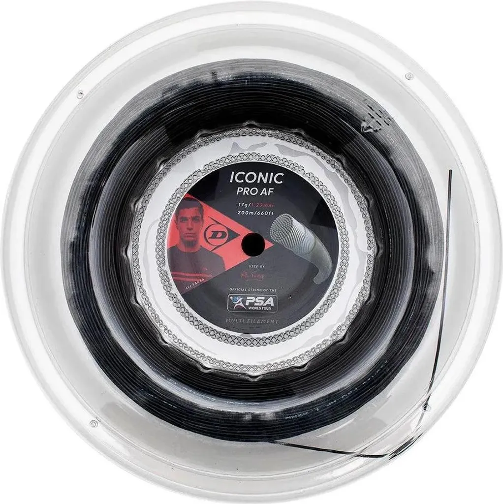 Cordage Squash Dunlop Iconic Pro AF 200 1,18 mm : Stop aux Vibrations