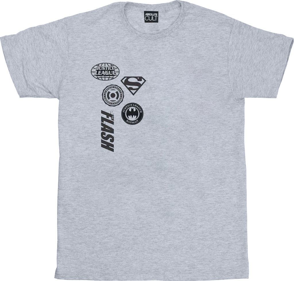 DC Comics - "Justice League" T-Shirt für Herren BI31529 (XXL) (Grau)