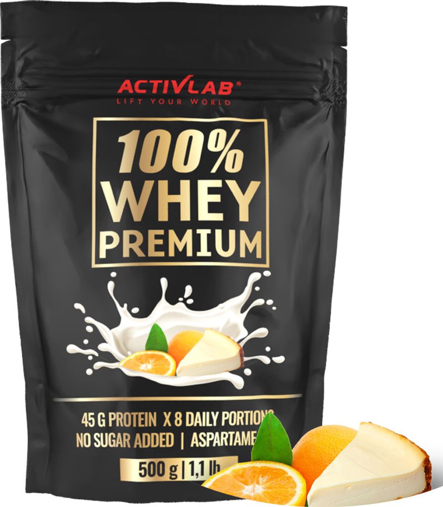 Activlab 100% Whey Premium 500 g, Orangen-Cheesecake, WPC Produktbild 