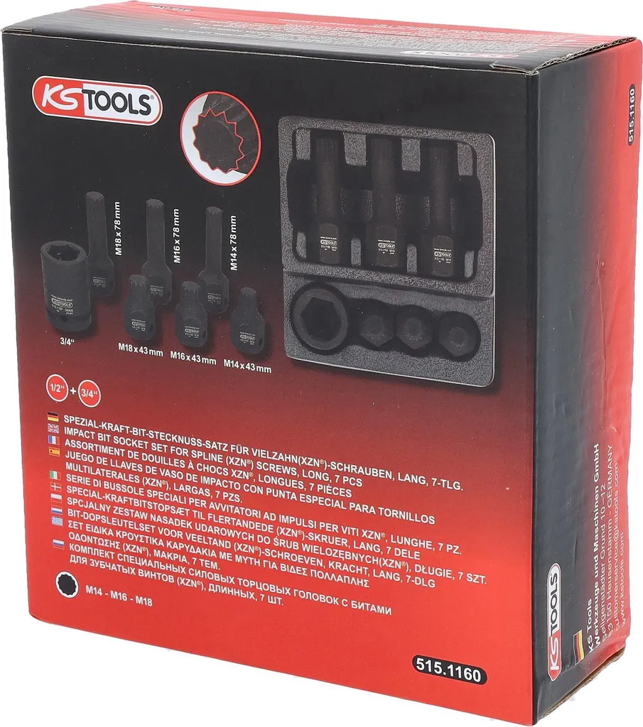 Kit câble KS TOOLS 515.1160 pour diagnostic et alimentation de précision - 12