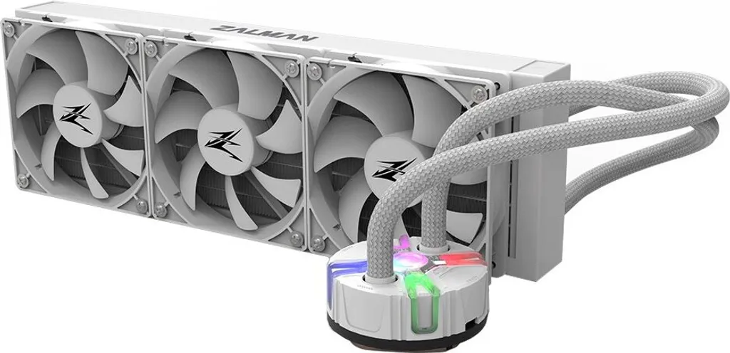 Zalman Reserator5 Z36 Blanc - Double Pompe Haute Performance et ARGB 360mm
