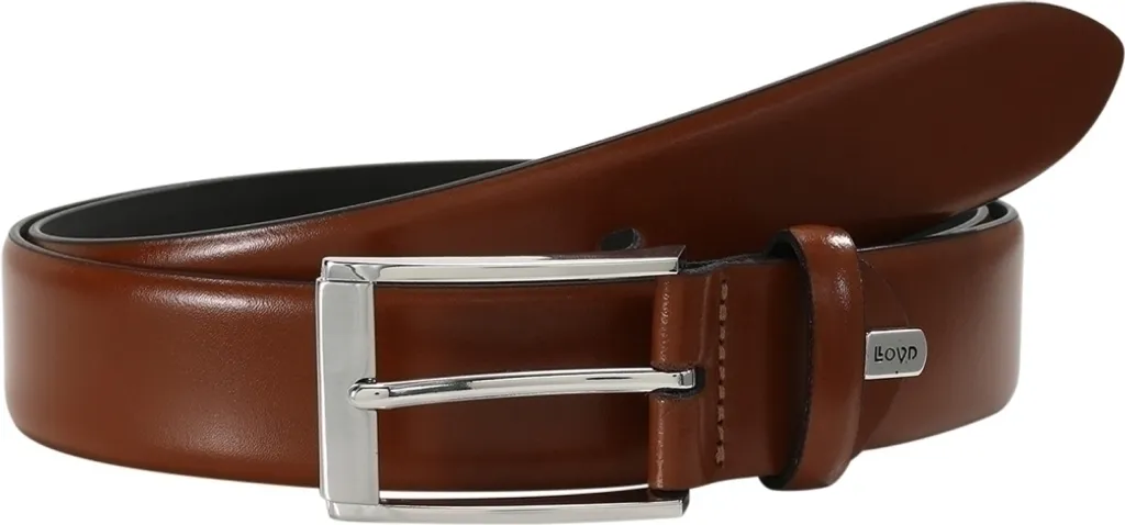 Cintura LLOYD Pelle Cognac W100 - Vera Pelle Uomo Marrone 3.5cm