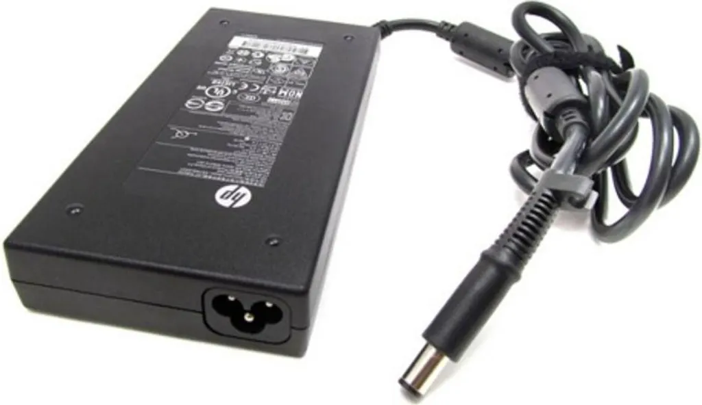 Chargeur PC portable HP 120W compact avec embout large de 7.4 mm