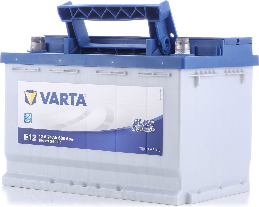 VARTA BLUE Dynamic E12 Starterbatterie 12V 74Ah 680A/EN L3 Produktbild 