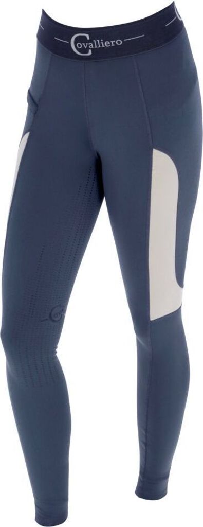 Covalliero Damen Riding Tights Lia, smoked blue, Größe:46