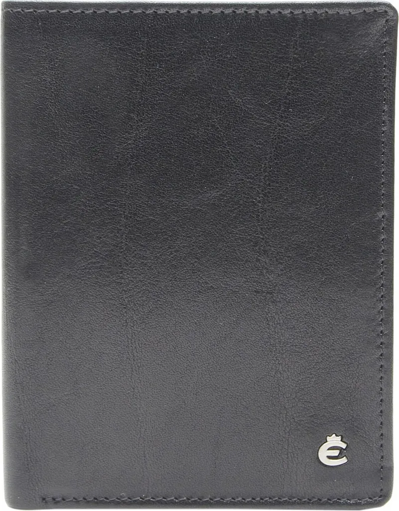 Porte-cartes Esquire Toscana noir fini les portefeuilles encombrants