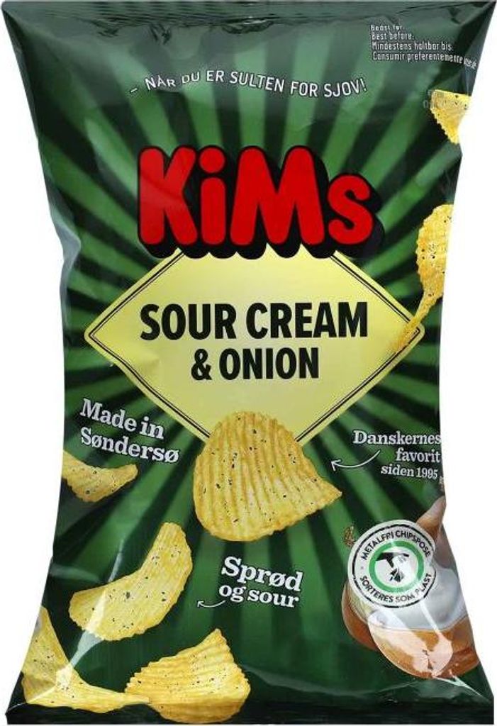 KiMs Sour Cream & Onion 160g Produktbild 