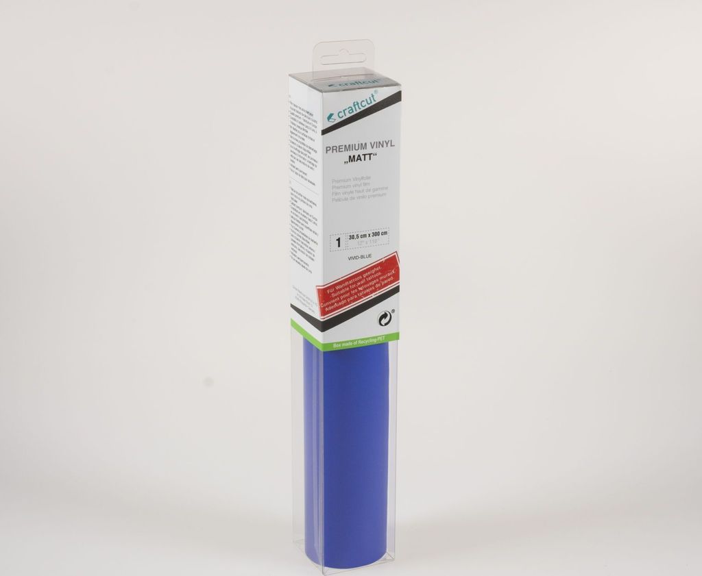 craftcut M30 Plotterfolie matt VIVID-BLUE 30,5 x 300 cm