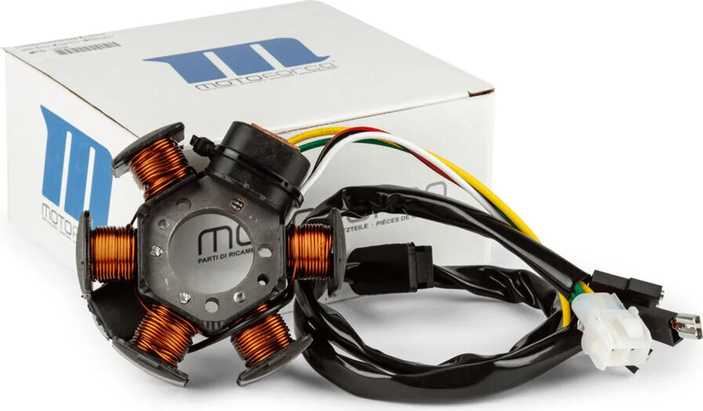Stator 6 pôles 80W Allumage Minarelli AM6 et Derbi - Qualité Origine