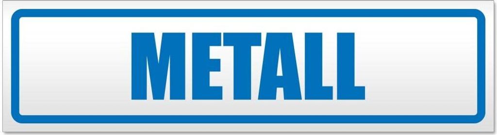 Kiwistar Metall Magnetschild Schild magnetisch - 30cm Blau - Magnetfolie für Auto PKW Kfz