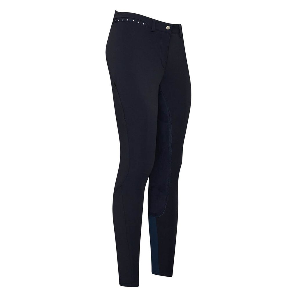 Euro-Star Reithose Damen Full-Grip ESEq. Queen Diamond Classic Damenreithose Vollbesatz Night 38
