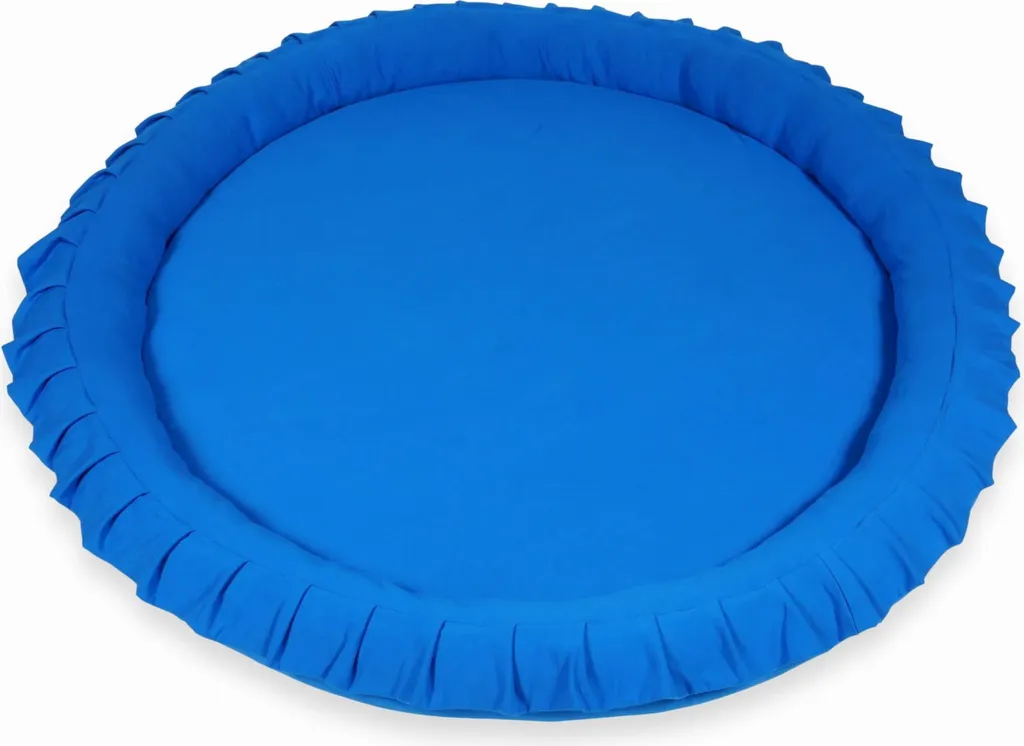 Tapis de lit bleu 120cm antidérapant - Texture douce spéciale enfant