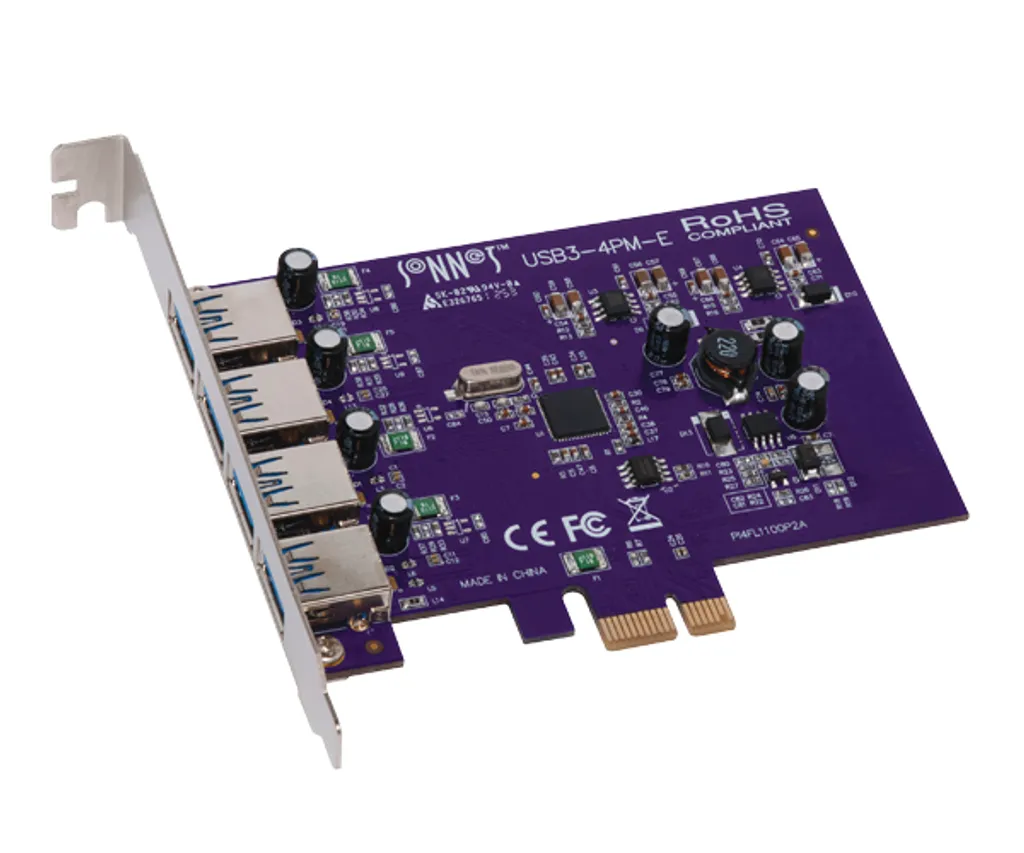 Adattatore PCIe USB 3.2 Sonnet 4 Porte - Soluzione Professionale 5Gbps