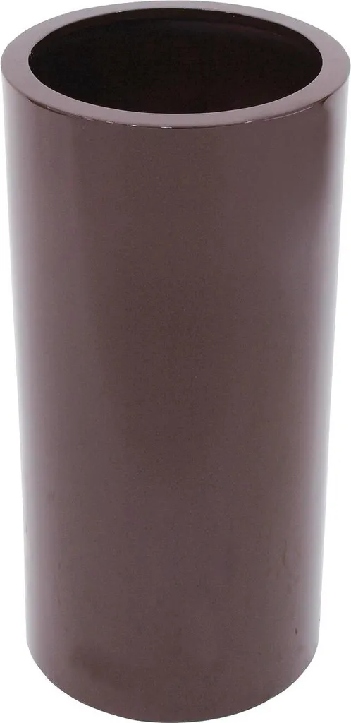 Europalms Leichtsin Tower-80 Brun Brillant - Cache-pot Design Haut de Gamme