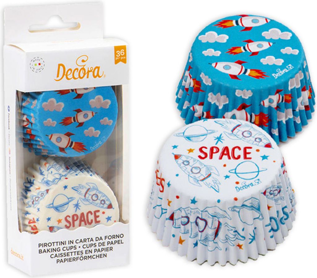 Muffin-Körbchen 36Stück Universum - Decora