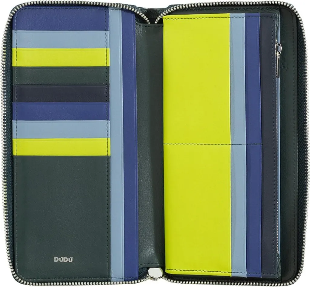 Portefeuille en cuir multicolore DuDu 534133464 format compact chic