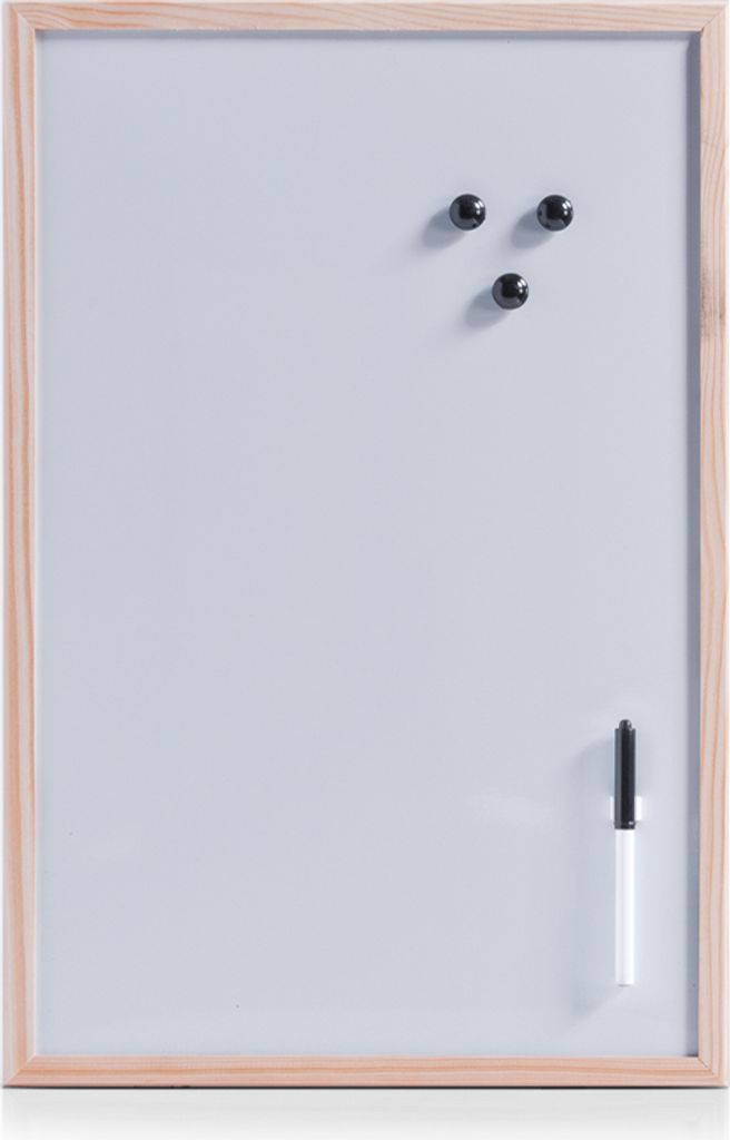 Tableau magnétique blanc avec stylo, 40 x 60 cm Image du produit 