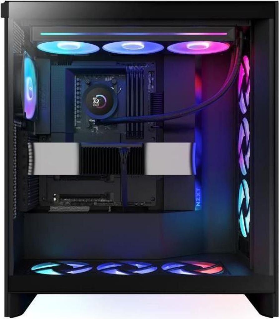 Wasserkühlung - NZXT - RL-KR360-B2 - Kraken Plus 360 RGB - Anpassbarer 1,54-Quadrat-Bildschirm und RGB-Lüfter - Schwarz