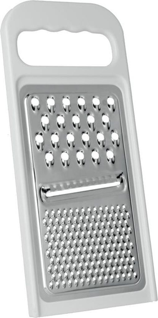 Edelstahl-Reibe mit Kunststoffgehäuse - Metaltex