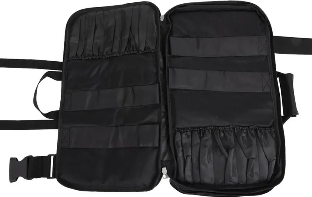 Custodia Coltelli Dick Nera Vuota - Borsa Professionale per Cuochi - 5
