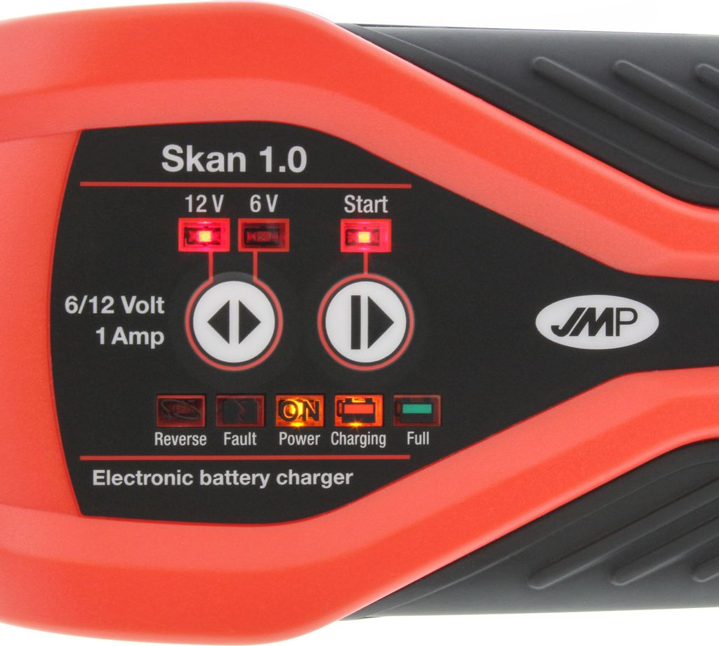 JMP Skan 1.0 Batterie Ladegerät 1A - 6V / 12V für Motorrad Produktbild 3
