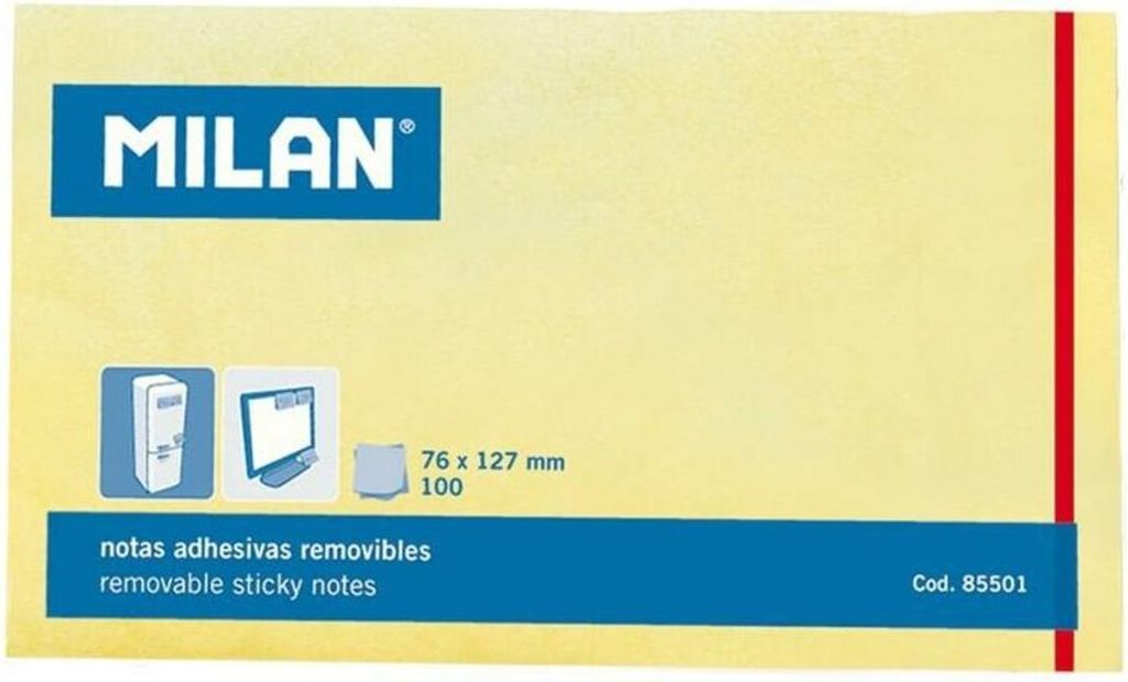 Haftnotizen Milan Gelb (10 Stück)