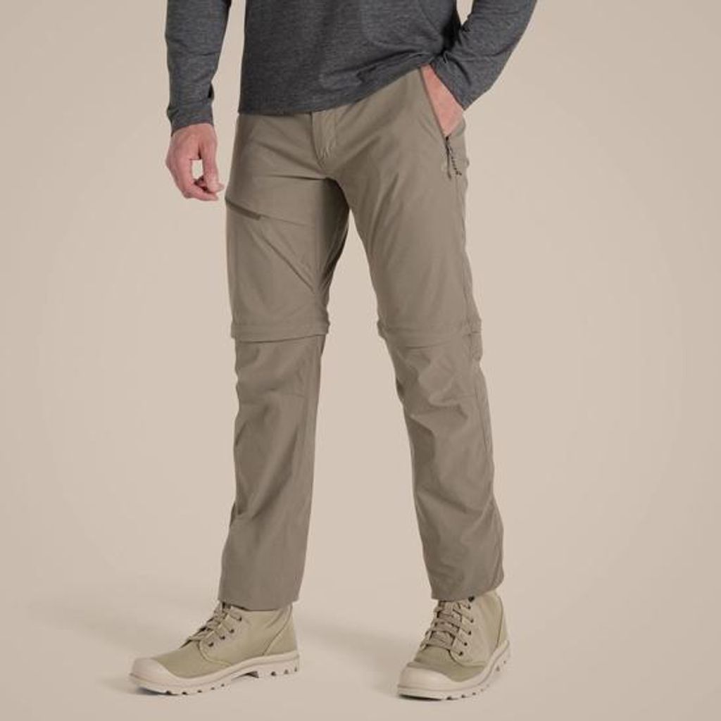 CRAGHOPPERS NosiLife Pro Convertible Trouser III Pebble 28